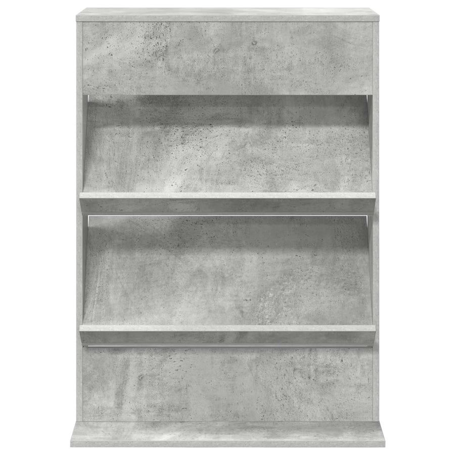Tijdschrift Rek Beton Grijs 70 x 41 x 96 cm Bewerkt hout