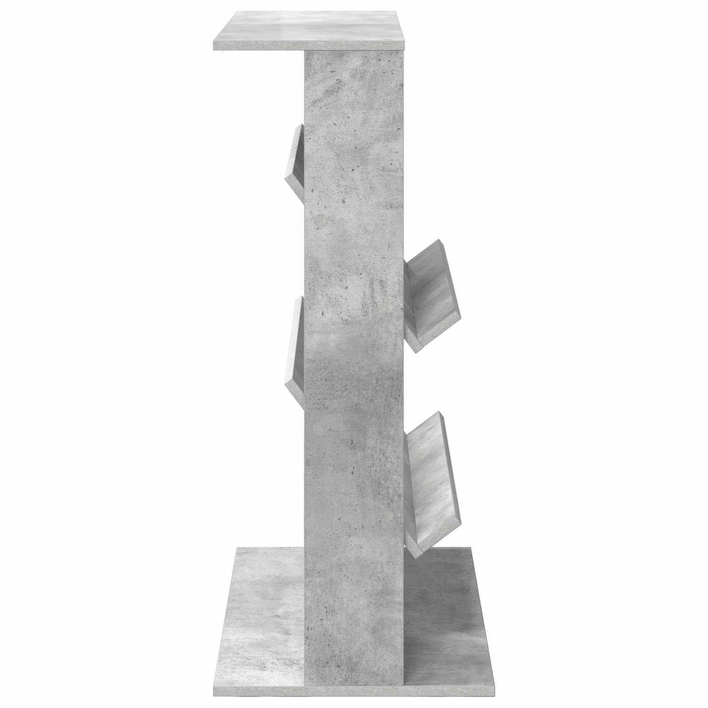 Tijdschrift Rek Beton Grijs 70 x 41 x 96 cm Bewerkt hout