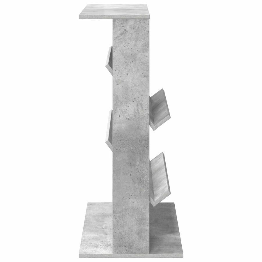 Tijdschrift Rek Beton Grijs 70 x 41 x 96 cm Bewerkt hout