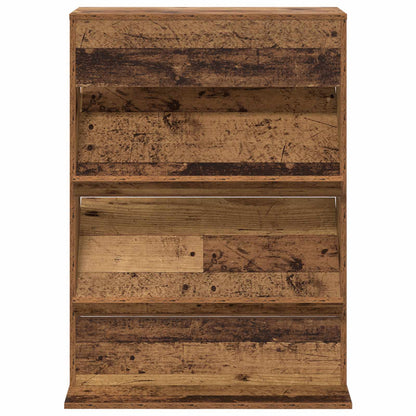 Tijdschrift Rek met plank Oudhout 70 x 41 x 96 cm Bewerkt hout