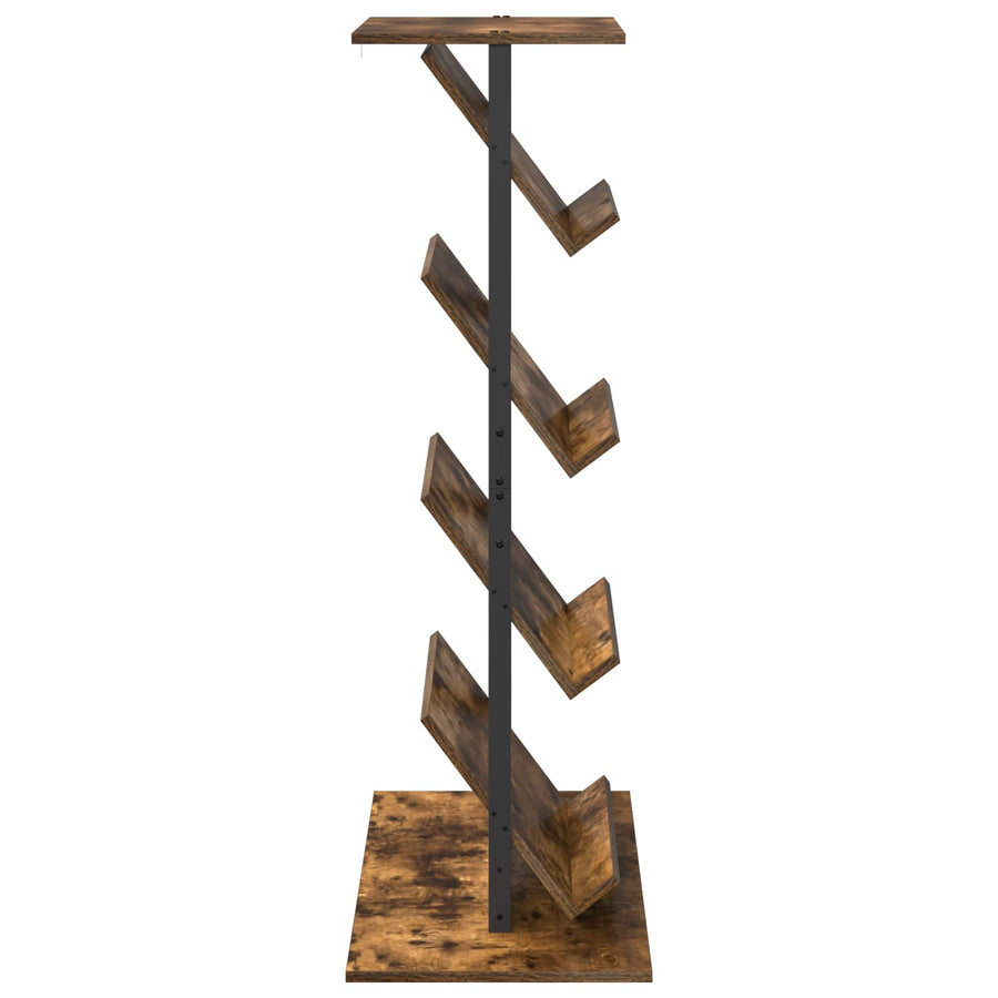 Tijdschrift Rek 68 X 40 X 123.5 Cm Bewerkt Hout Gerookt eiken