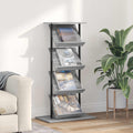 Tijdschrift Rek Grijs Sonoma 68 x 40 x 123.5 cm Bewerkt hout