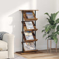 Tijdschrift Rek Oudhout 68 x 40 x 123.5 cm Bewerkt hout