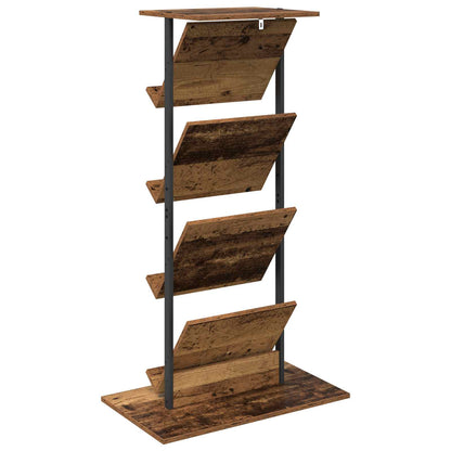Tijdschrift Rek Oudhout 68 X 40 X 123.5 Cm Bewerkt Hout Oud hout