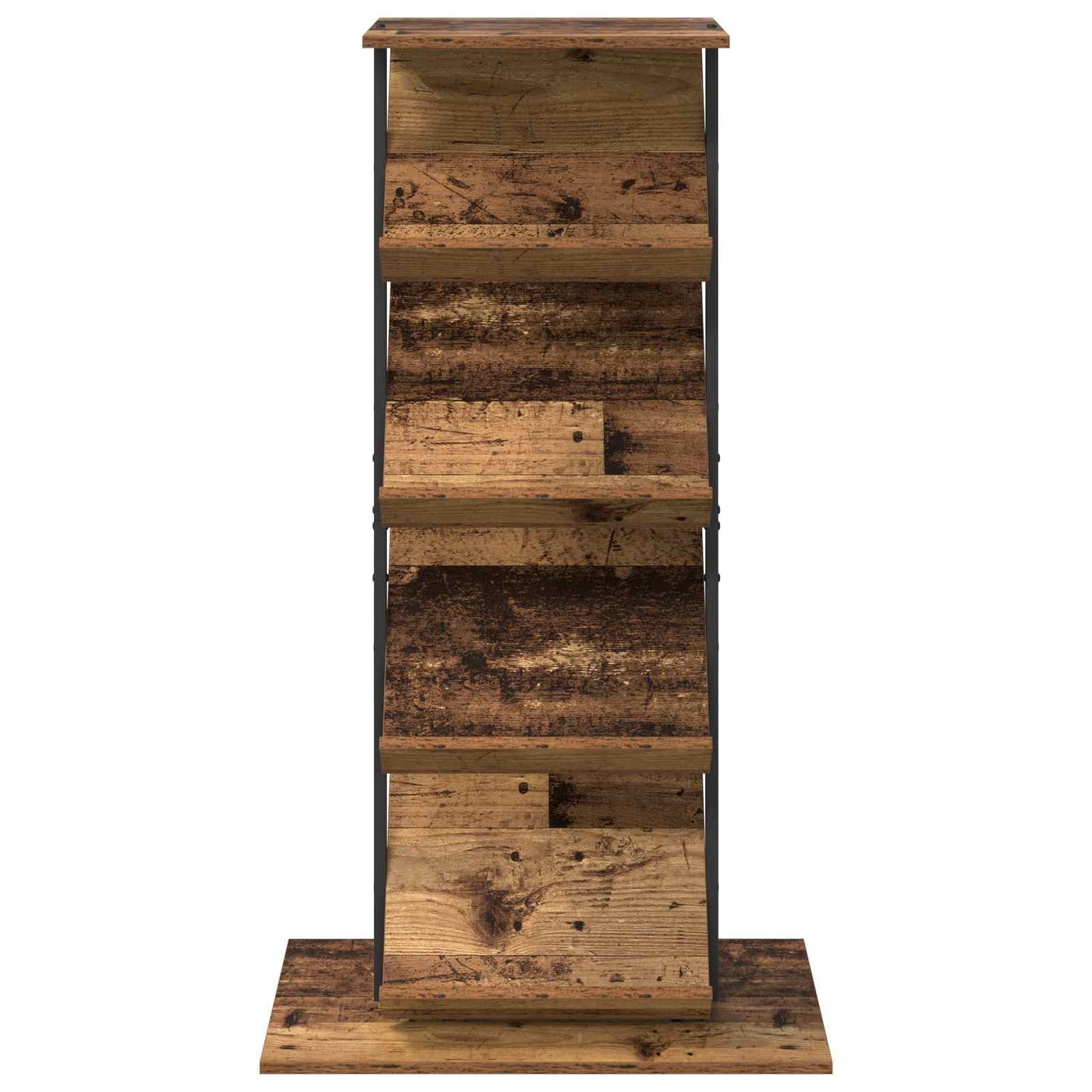 Tijdschrift Rek Oudhout 68 X 40 X 123.5 Cm Bewerkt Hout Oud hout