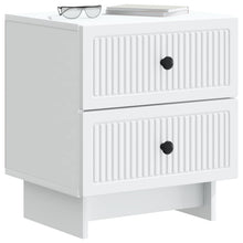 Nachtkastje met lade Wit 43 x 34,5 x 47,5 cm Bewerkt hout