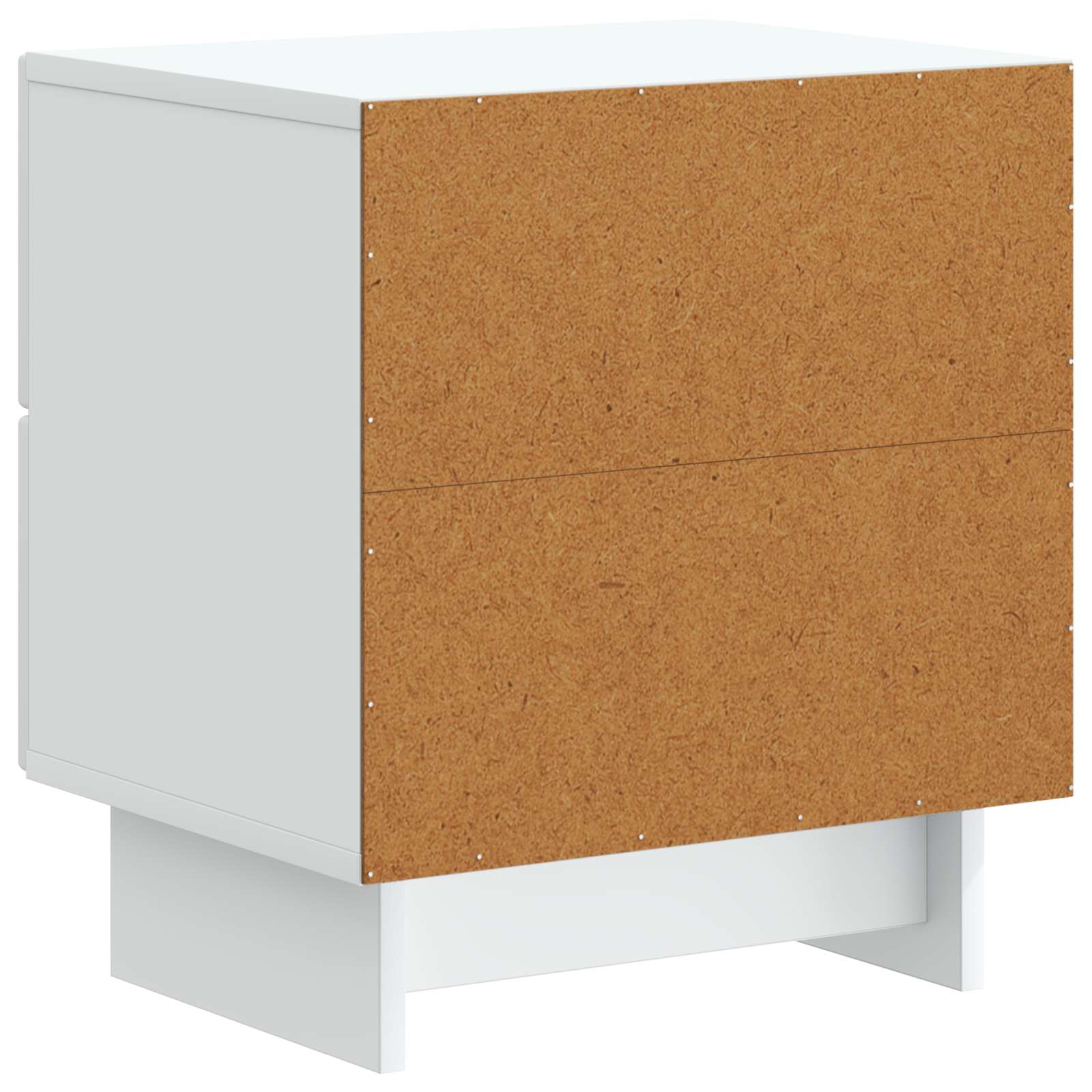 Nachtkastje met lade 2 pcs Wit 43 x 34,5 x 47,5 cm Bewerkt hout