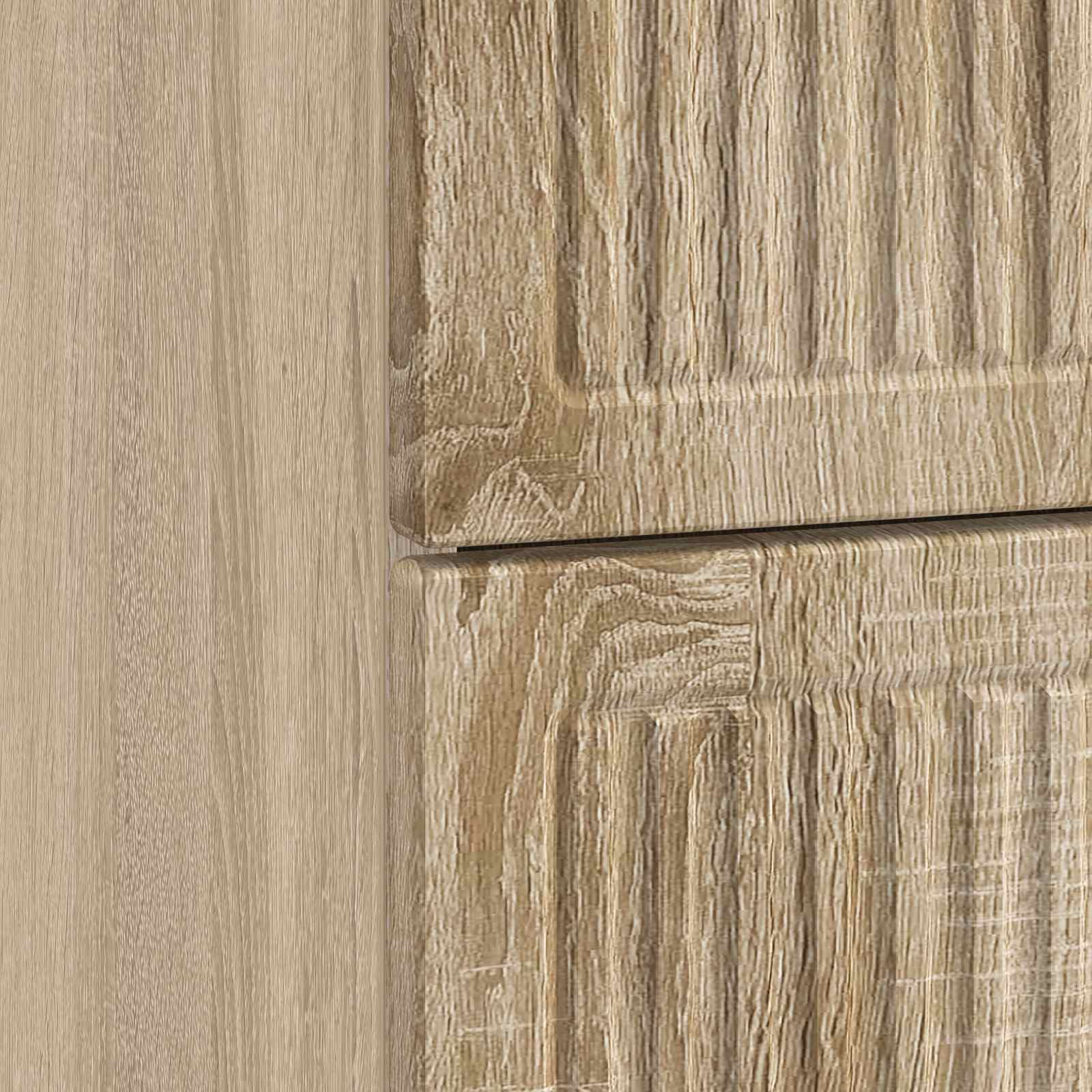 Nachtkastje 2 pcs Sonoma Eiken 43 x 34,5 x 47,5 cm Bewerkt hout