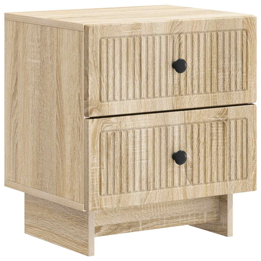 Nachtkastje 2 pcs Sonoma Eiken 43 x 34,5 x 47,5 cm Bewerkt hout