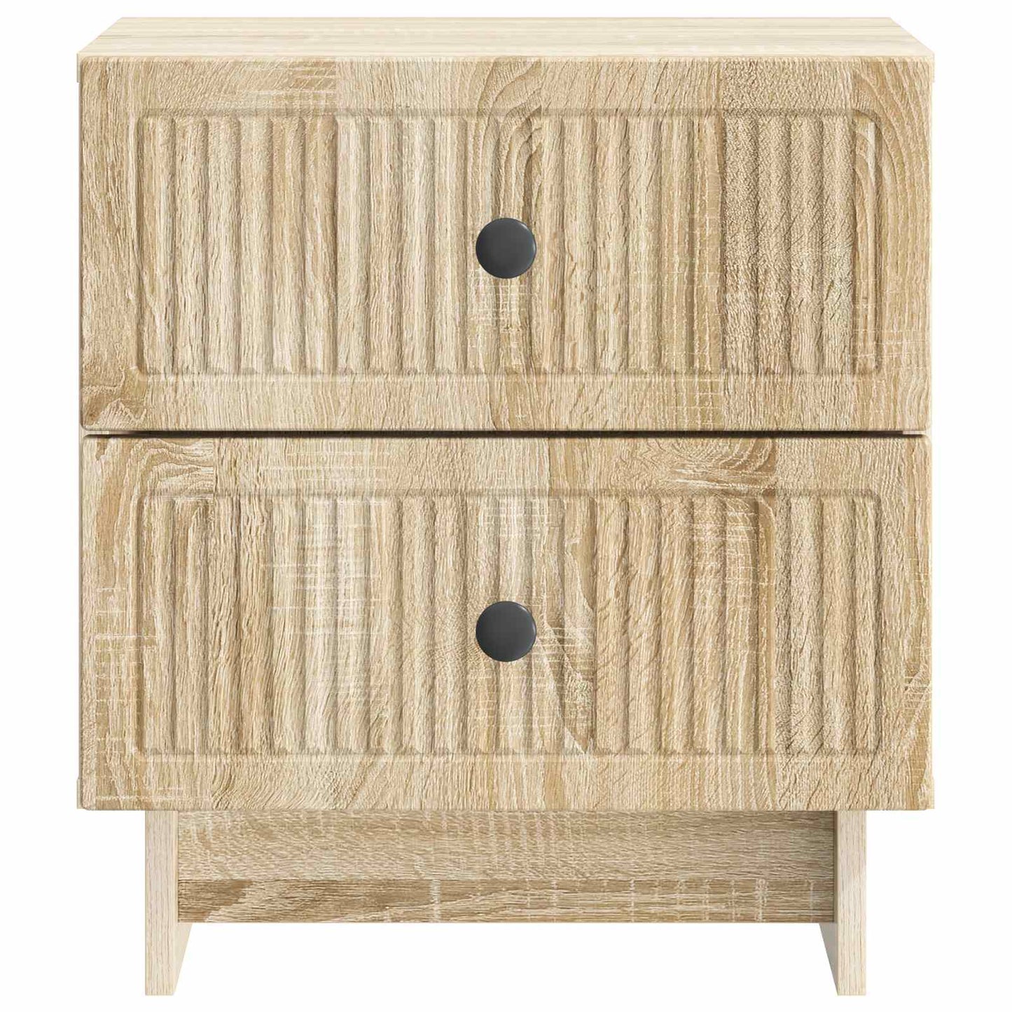 Nachtkastje 2 pcs Sonoma Eiken 43 x 34,5 x 47,5 cm Bewerkt hout