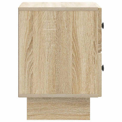 Nachtkastje 2 pcs Sonoma Eiken 43 x 34,5 x 47,5 cm Bewerkt hout