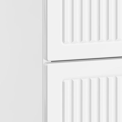 Nachtkastje met lade 2 pcs Hoogglans Wit 43 x 34,5 x 47,5 cm
