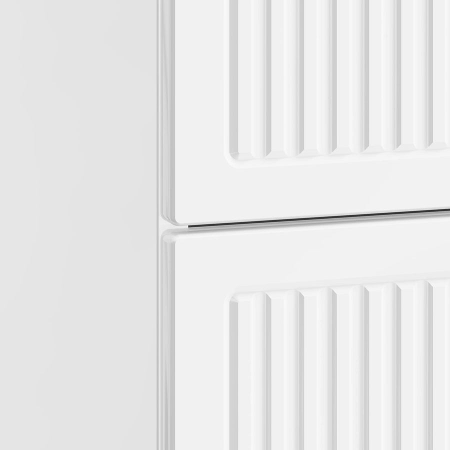Nachtkastje met lade 2 pcs Hoogglans Wit 43 x 34,5 x 47,5 cm
