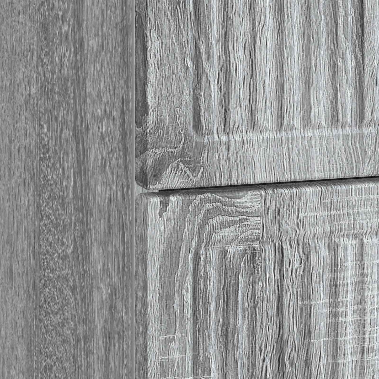 Nachtkastje Grijs sonoma 43 x 34,5 x 47,5 cm Bewerkt hout