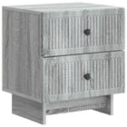 Nachtkastje 43x34,5x47,5 cm grijs sonoma bewerkt hout