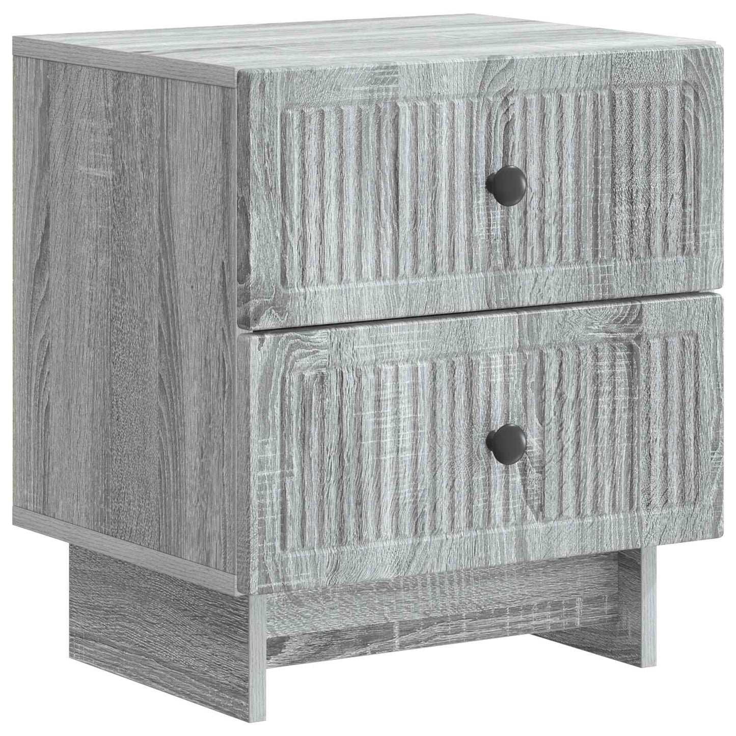 Nachtkastje Grijs sonoma 43 x 34,5 x 47,5 cm Bewerkt hout