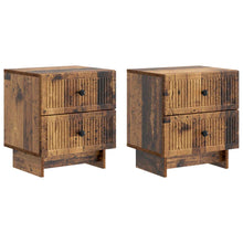 Nachtkastje 2 pcs Oud hout 43 x 34,5 x 47,5 cm Bewerkt hout