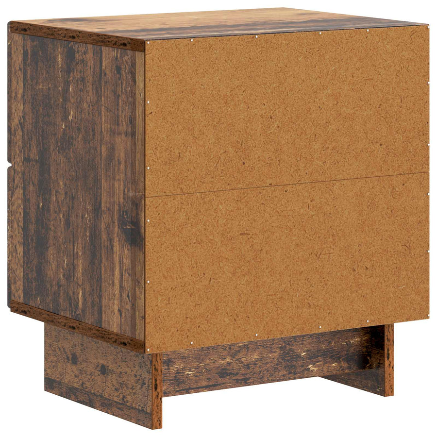 Nachtkastje 2 pcs Oud hout 43 x 34,5 x 47,5 cm Bewerkt hout