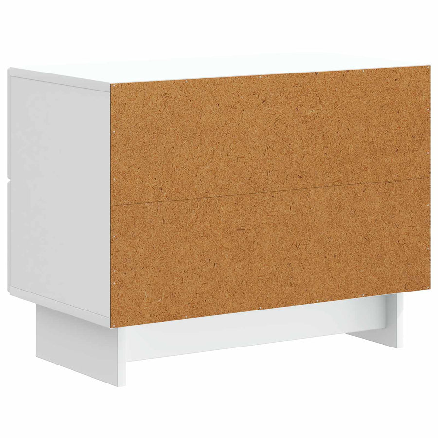 Nachtkastje met lade Wit 62 x 34,5 x 47,5 cm Bewerkt hout
