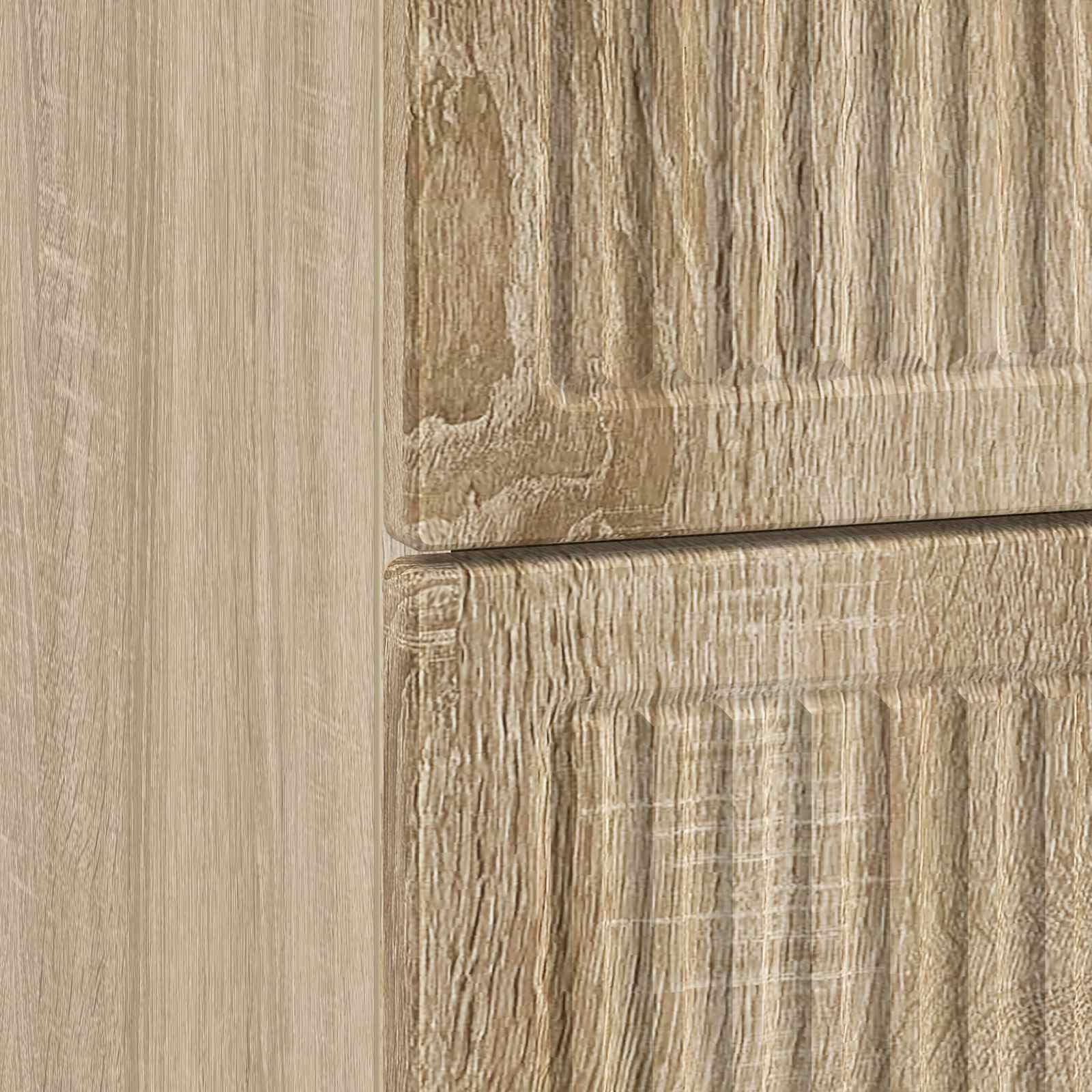 Nachtkastje Sonoma Eiken 62 x 34,5 x 47,5 cm Bewerkt hout