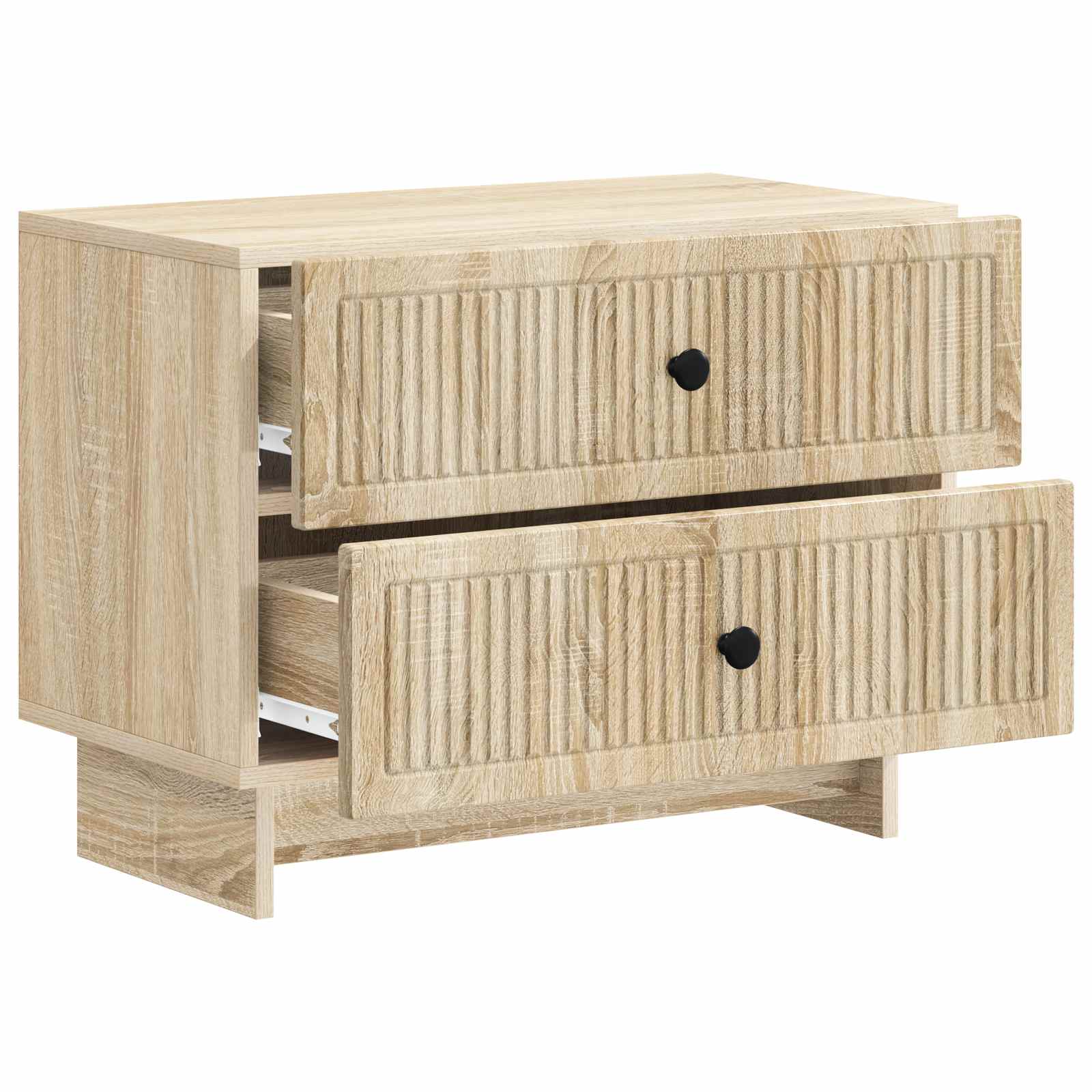Nachtkastje Sonoma Eiken 62 x 34,5 x 47,5 cm Bewerkt hout