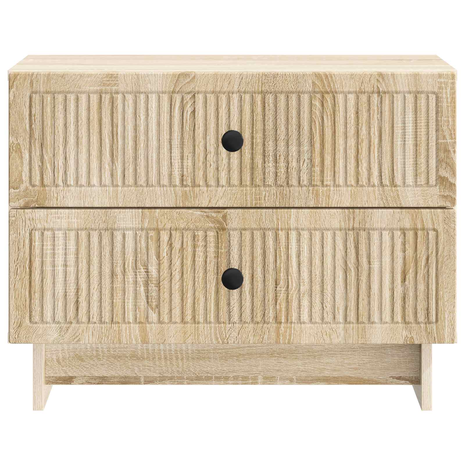 Nachtkastje Sonoma Eiken 62 x 34,5 x 47,5 cm Bewerkt hout