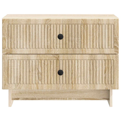 Nachtkastje Sonoma Eiken 62 x 34,5 x 47,5 cm Bewerkt hout