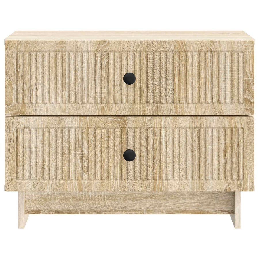 Nachtkastje Sonoma Eiken 62 x 34,5 x 47,5 cm Bewerkt hout