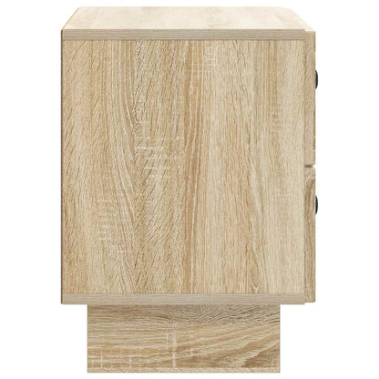 Nachtkastje Sonoma Eiken 62 x 34,5 x 47,5 cm Bewerkt hout