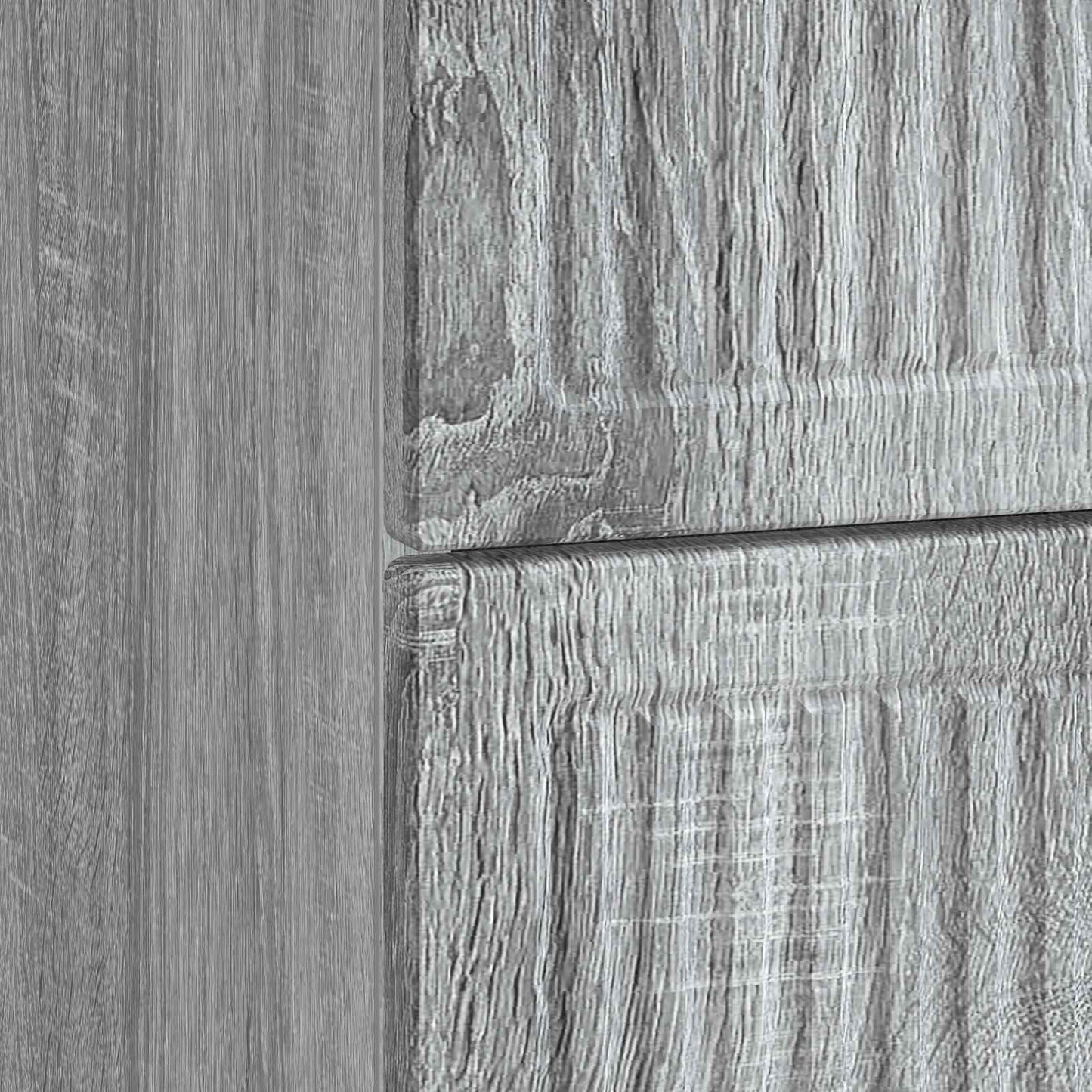 Nachtkastje Grijs sonoma 62 x 34,5 x 47,5 cm Bewerkt hout
