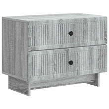 Nachtkastje Grijs sonoma 62 x 34,5 x 47,5 cm Bewerkt hout