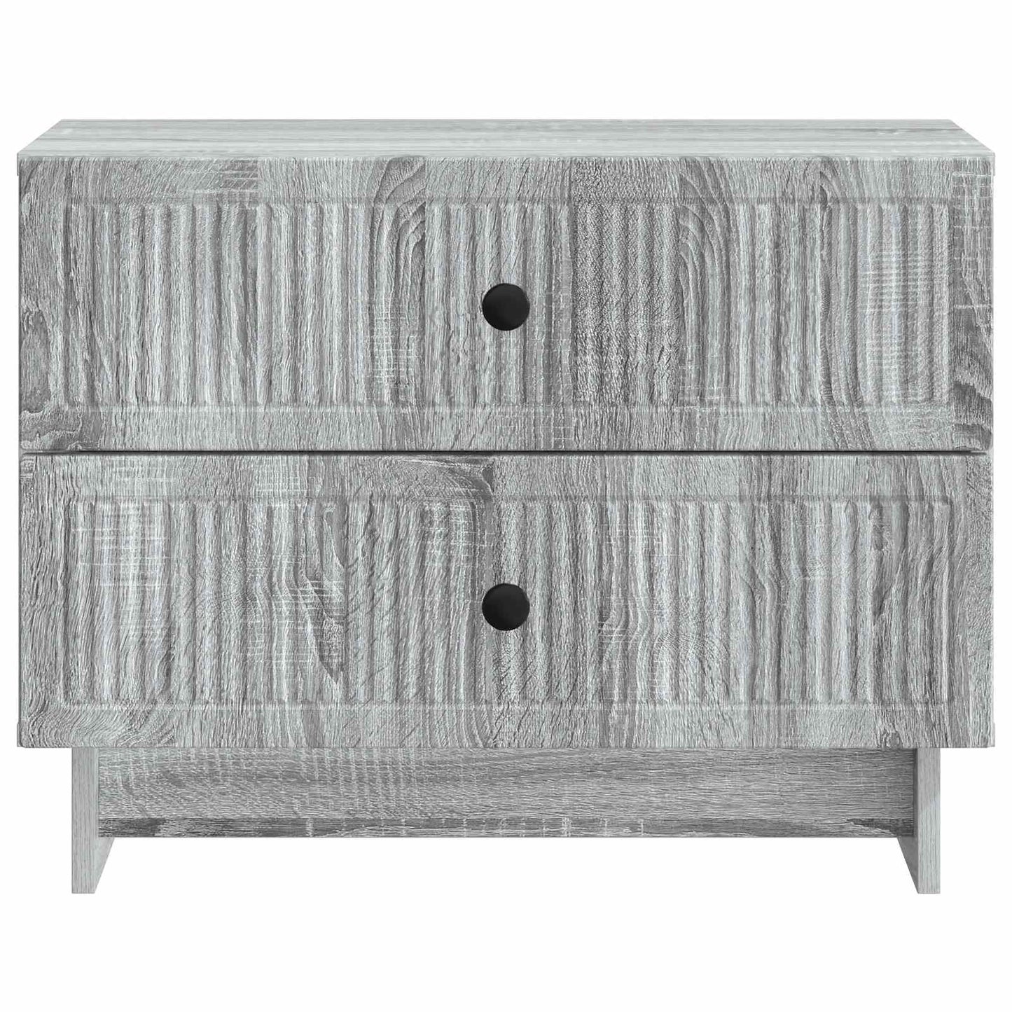 Nachtkastje Grijs sonoma 62 x 34,5 x 47,5 cm Bewerkt hout