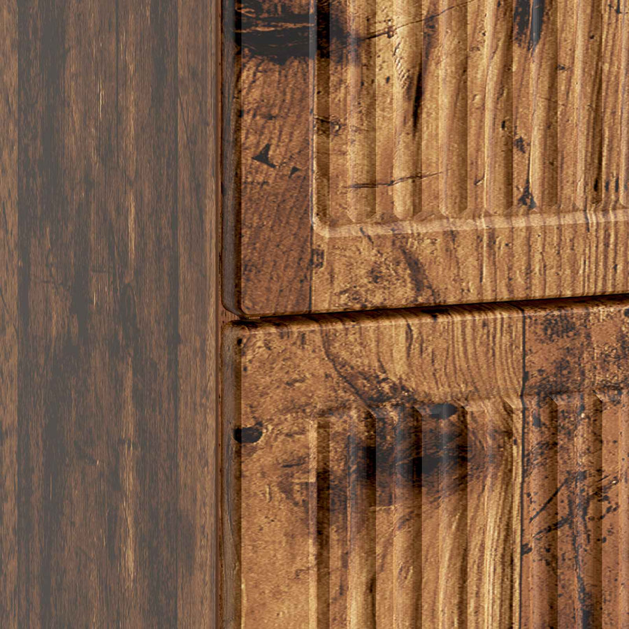 Nachtkastje met lade Oud hout 62 x 34,5 x 47,5 cm Bewerkt hout