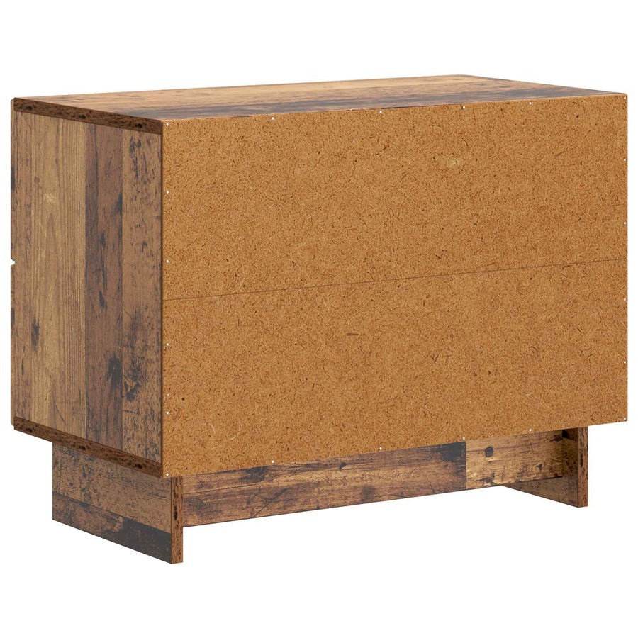 Nachtkastje met lade Oud hout 62 x 34,5 x 47,5 cm Bewerkt hout