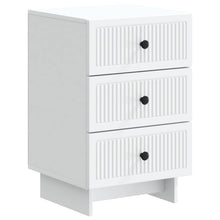 Nachtkastje met lade Wit 43 x 41 x 66,5 cm Bewerkt hout
