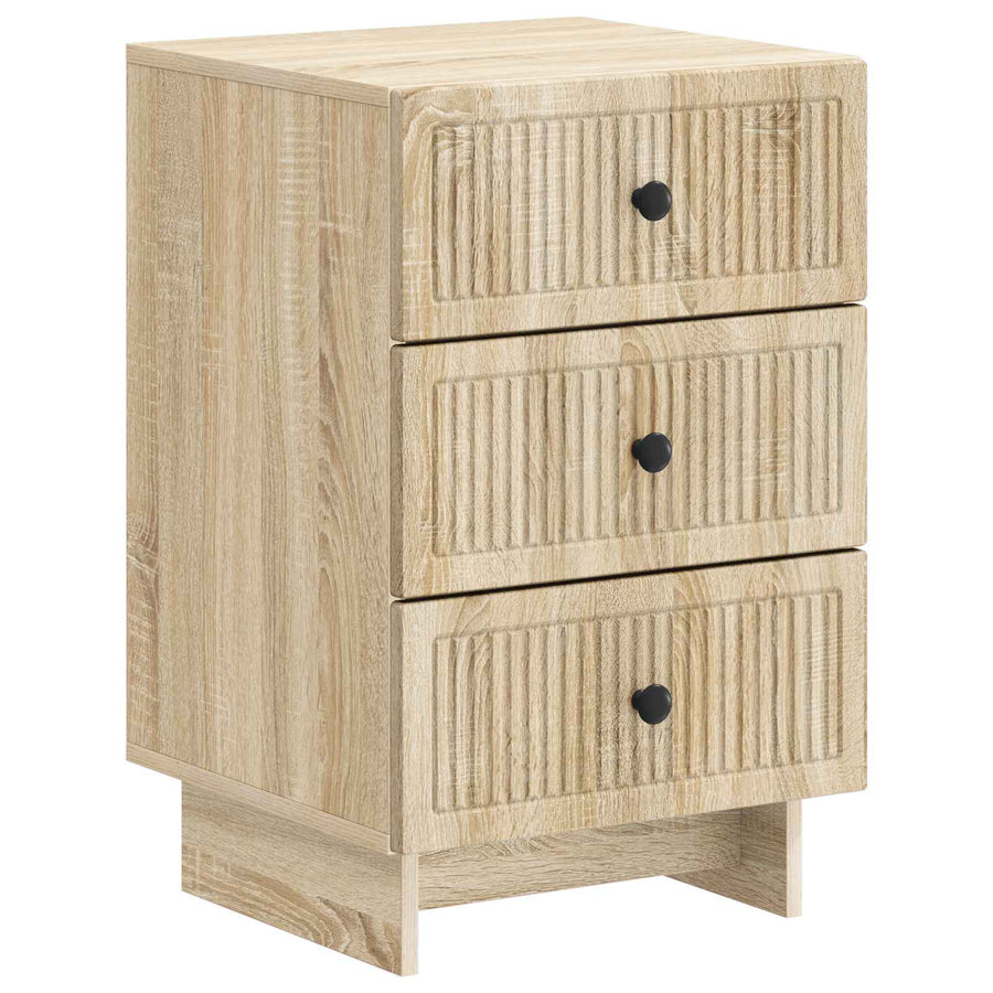 Nachtkastje Sonoma Eiken 43 x 41 x 66,5 cm Bewerkt hout