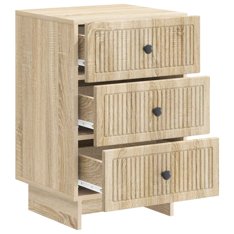 Nachtkastje Sonoma Eiken 43 x 41 x 66,5 cm Bewerkt hout