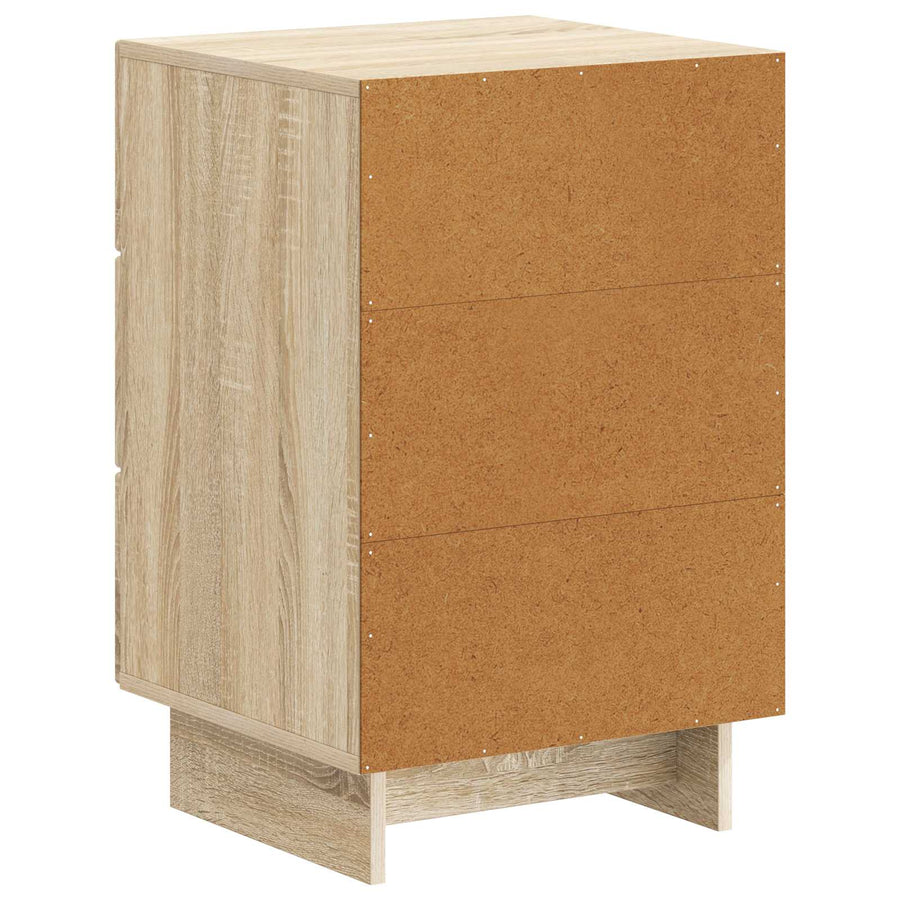 Nachtkastje Sonoma Eiken 43 x 41 x 66,5 cm Bewerkt hout