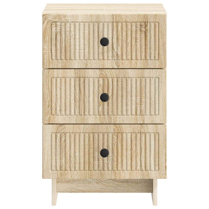 Nachtkastje Sonoma Eiken 43 x 41 x 66,5 cm Bewerkt hout