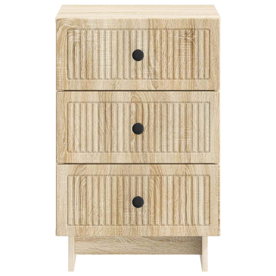 Nachtkastje Sonoma Eiken 43 x 41 x 66,5 cm Bewerkt hout