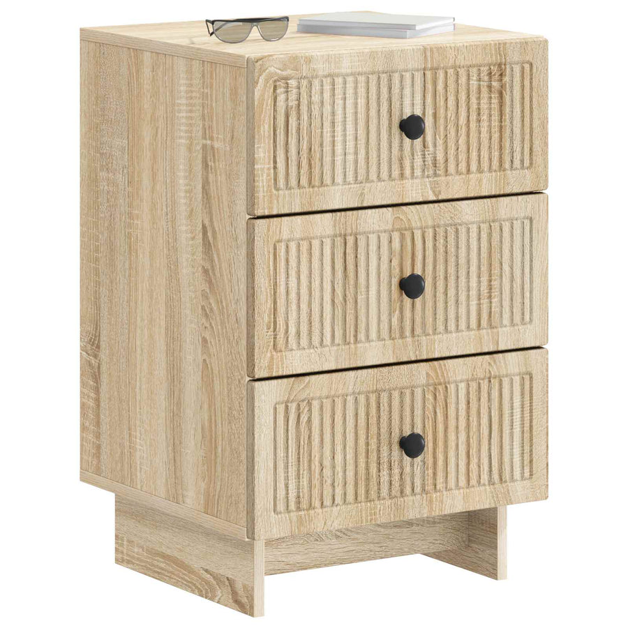 Nachtkastje Sonoma Eiken 43 x 41 x 66,5 cm Bewerkt hout