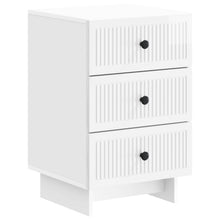 Nachtkastje Hoogglans Wit 43 x 41 x 66,5 cm Bewerkt hout