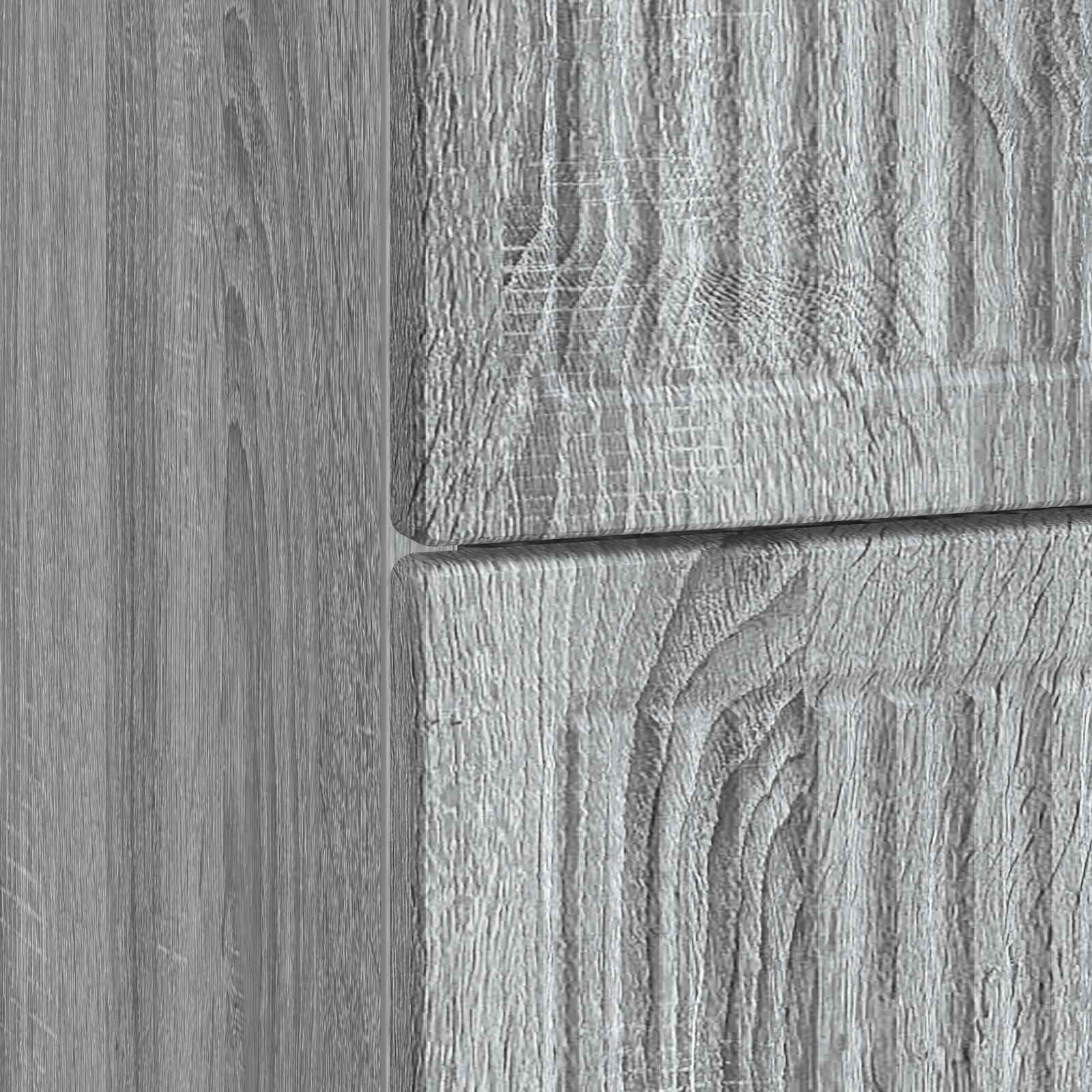Nachtkastje Grijs sonoma 43 x 41 x 66,5 cm Bewerkt hout