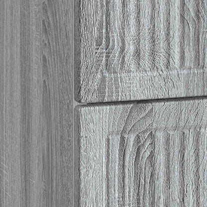 Nachtkastje Grijs sonoma 43 x 41 x 66,5 cm Bewerkt hout