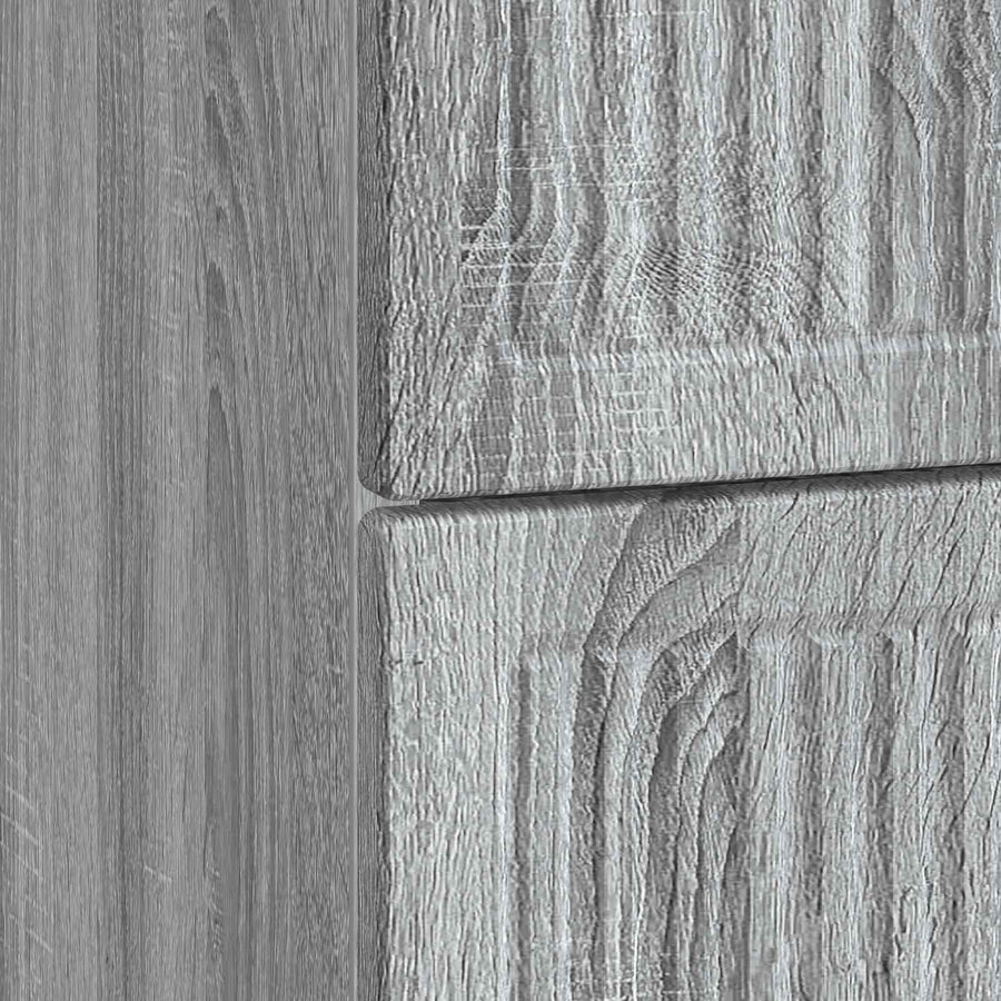 Nachtkastje Grijs sonoma 43 x 41 x 66,5 cm Bewerkt hout