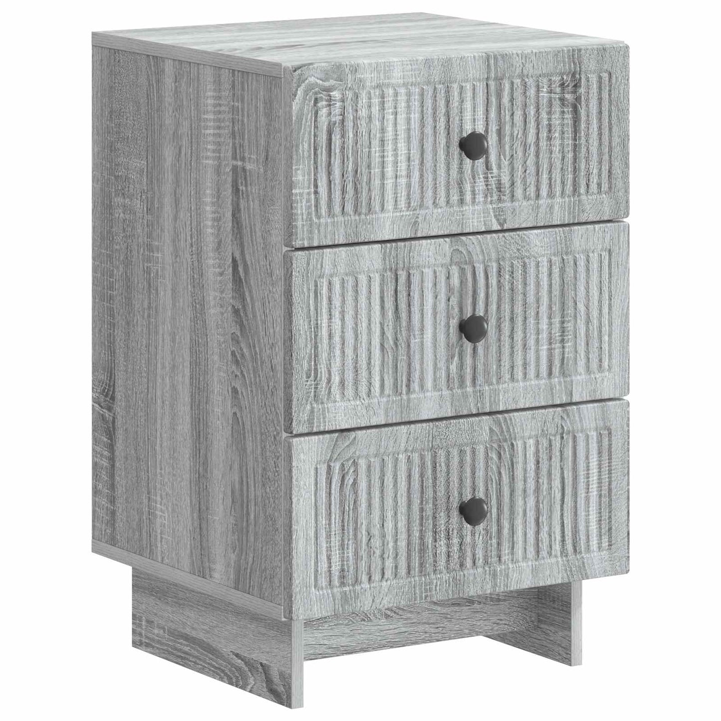Nachtkastje Grijs sonoma 43 x 41 x 66,5 cm Bewerkt hout