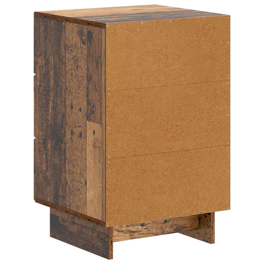 Nachtkastje met lade Oud hout 43 x 41 x 66,5 cm Bewerkt hout
