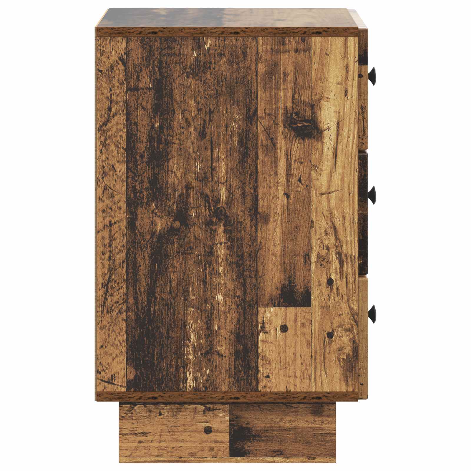 Nachtkastje met lade Oud hout 43 x 41 x 66,5 cm Bewerkt hout