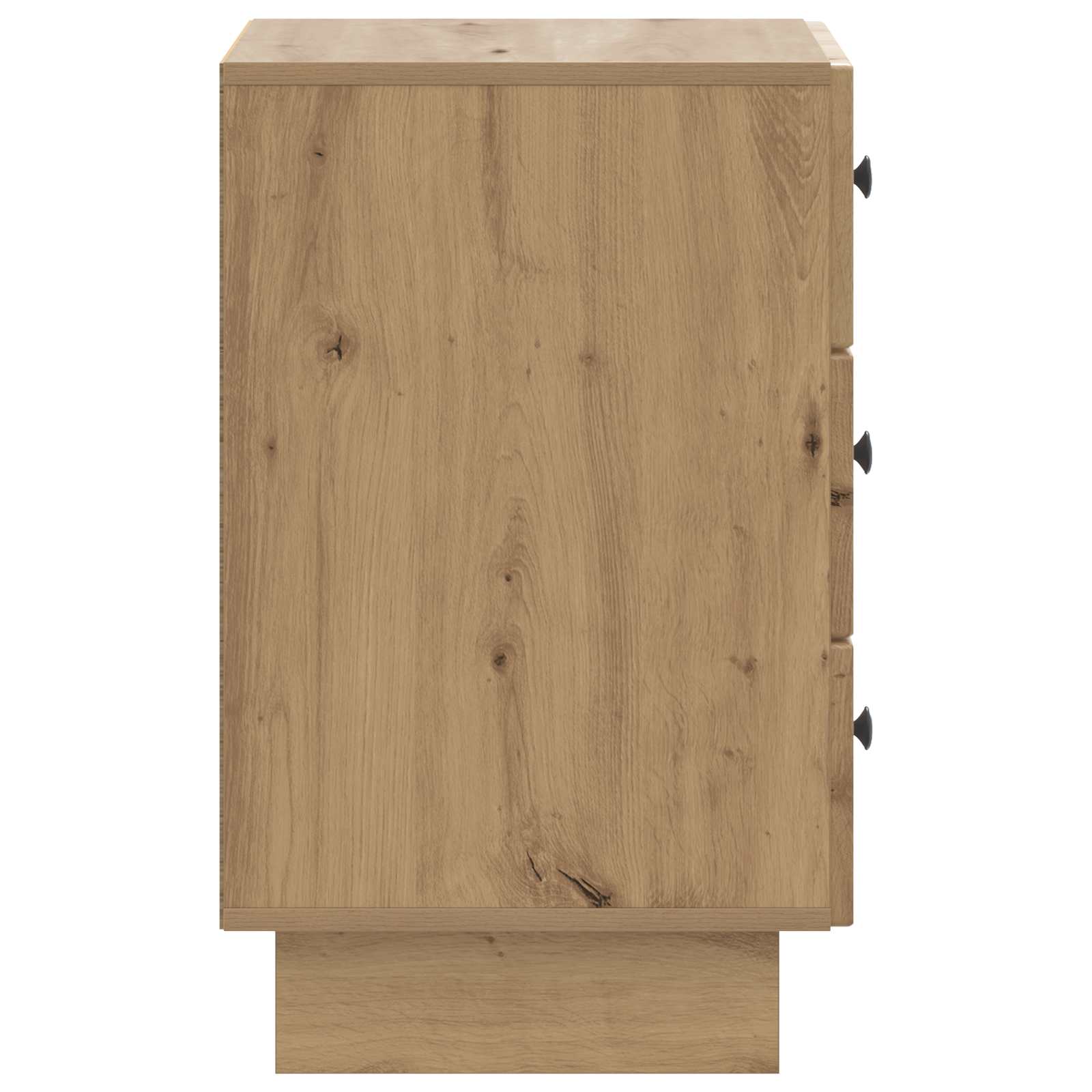 Nachtkastje Artisanaal eiken 43 x 41 x 66,5 cm Bewerkt hout