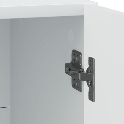 Nachtkastje 2 pcs Wit 43 x 34,5 x 50 cm Bewerkt hout